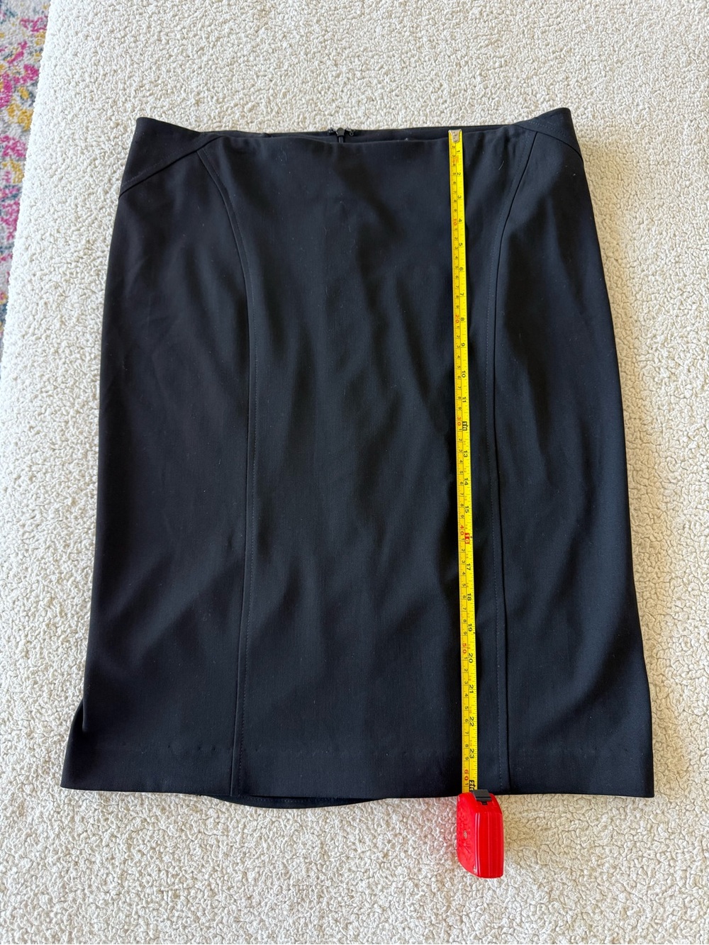bebe Black Pencil Skirt - Classic Tailored Fit